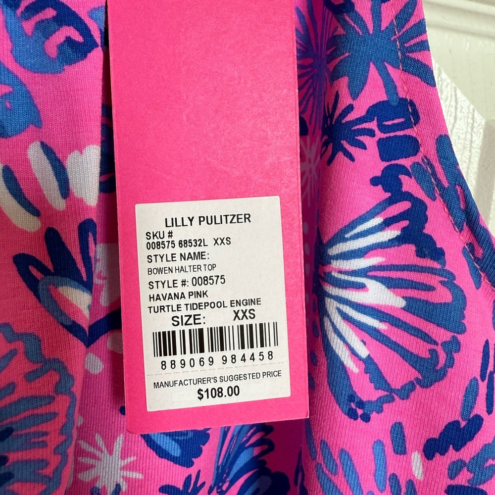 NWT Lilly Pulitzer Bowen Halter Top - Picture 2 of 5
